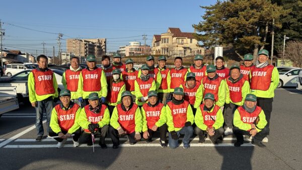 第77回 岡崎市民駅伝競走大会 ロード役員ボランティア参加